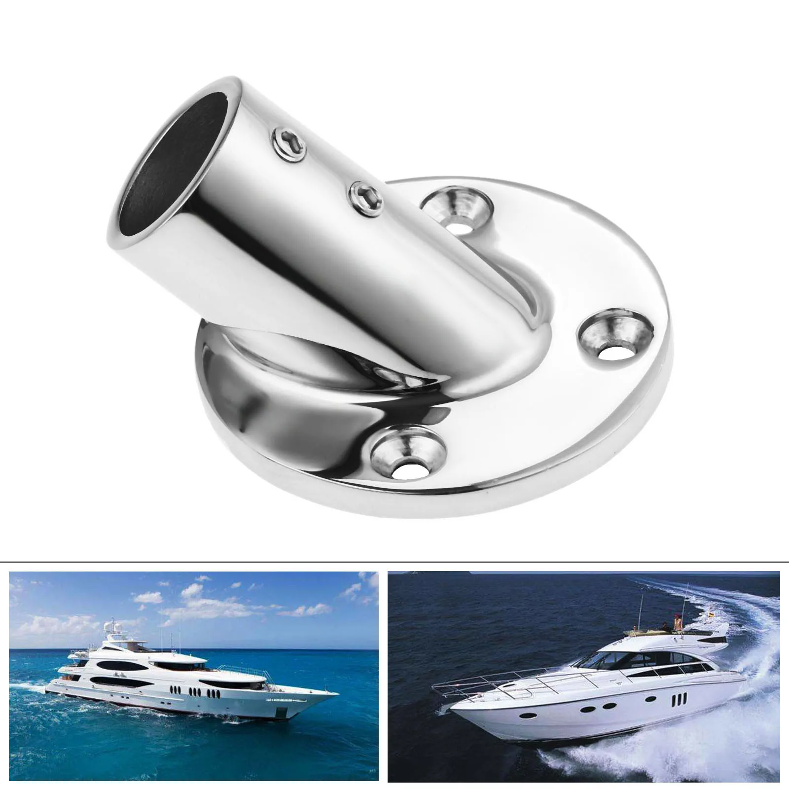 gohantee 1pc Stainless Steel Boats Accessories Marine Fit Hand Rail