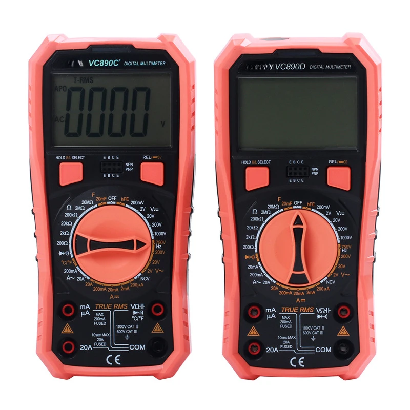 

Высокоточный цифровой дисплей Vc890D/Vc890C, мультиметр, звуковой конденсатор