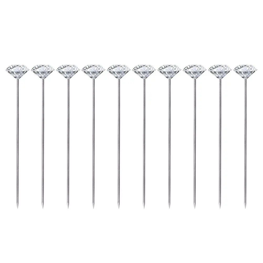 200Pcs 사랑스러운 헤드 핀 녹 방지 직물 고정용 핀, 바느질 공예, 자수, 코사지, 웨딩 부케, 쥬얼리 제작용