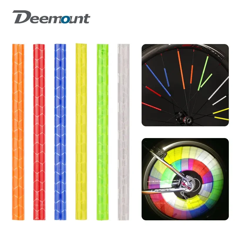 LightReflectiveStripesforBicycleSpokesBushingKidsBikeLightSensitiveCasingReflector
