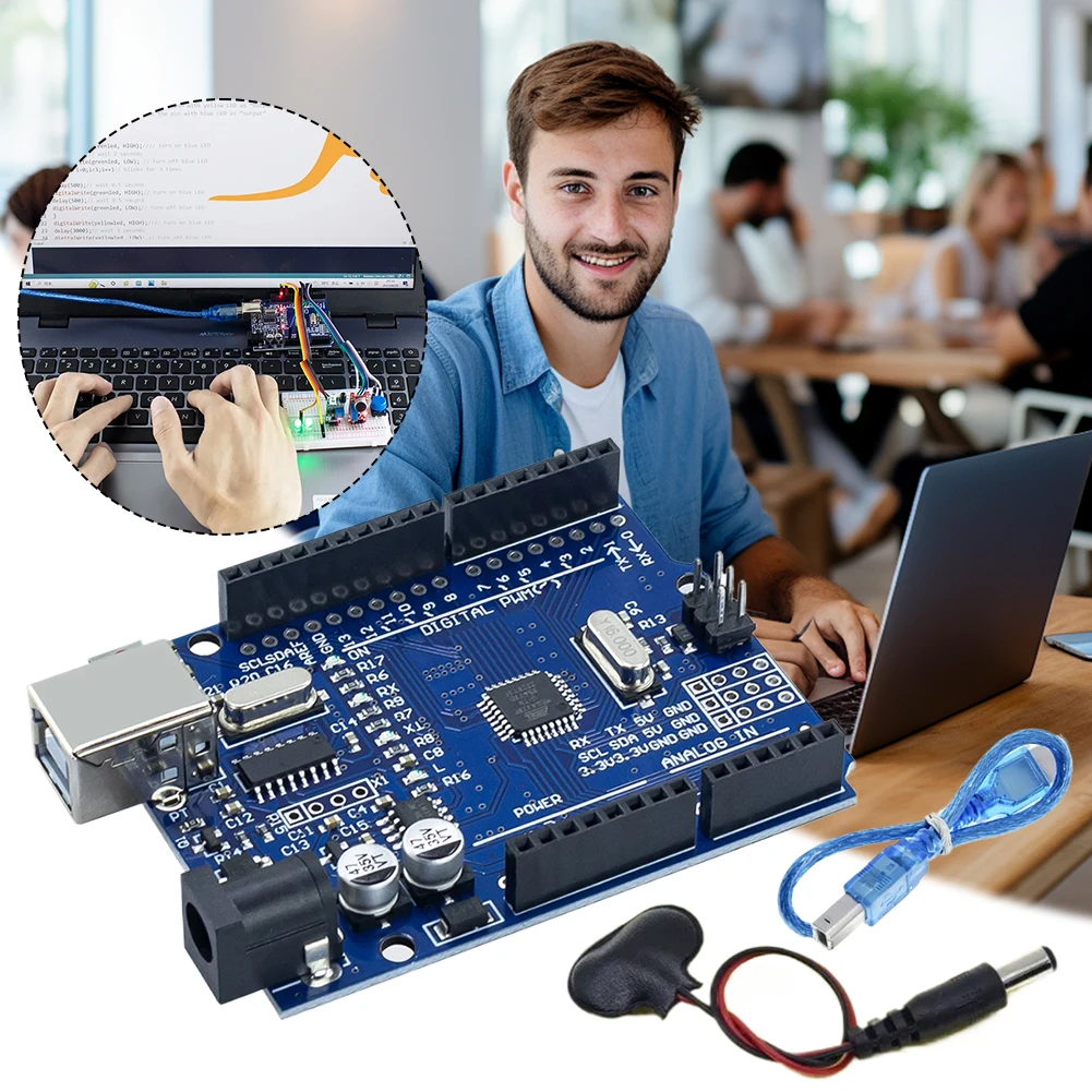 Electronics Basic Starter Kit with Breadboard Power Supply Resistors ...