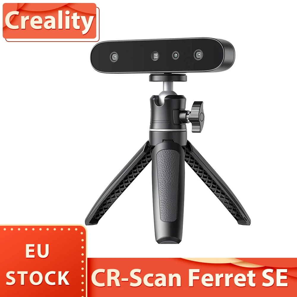 Creality Cr-Scan Furetto Se Scanner 3D, Velocità Di Scansione Fino A 30 Fps, Precisione Di 0.1Mm, Scansione A Colori A 24 Bit, Tracciamento Anti-Shake