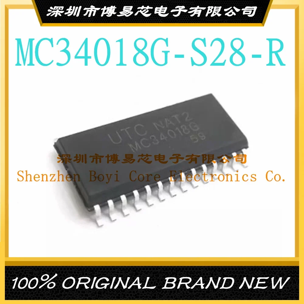MC34018G SOP28 original genuine UTC audio power amplifier IC MC34018G-S28-R 1pcs new original pic16f883 i so pic16f883 16f883 pic16f883 i s0 sop28