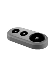 Streamlined Electric Toothbrush Organizer (Black)