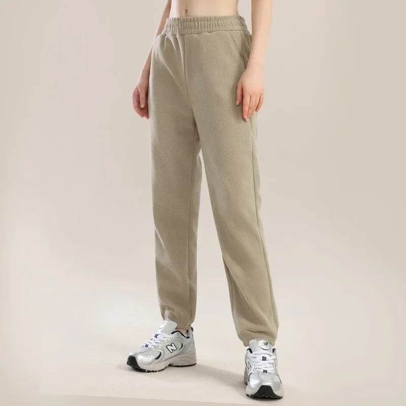 Thickened Fleece Lined Sports Pants Casual Autumn Winter Warm Trousers Small Size Adjustable Waistband Skateboard Long Pants