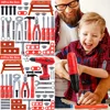 Pretend Tools Kit Toys 38/41 PCS Play Repair Tool Set Engineer Simulated Plastic Construction Toys Toddler Kids Boys Gift 2