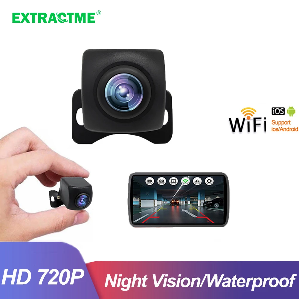 Rear Camera Rear View Camera Extractme Rear View Camera Night Vision Parking Sensors For Cars Wireless Wifi Rearview Camera Waterproof BackUp Cam For Audi