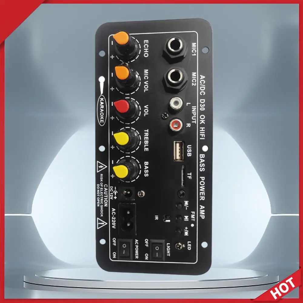 12V 220V 중저음 사운드 무선 라디오 모듈 듀얼 마이크 블루투스 호환 자동차..