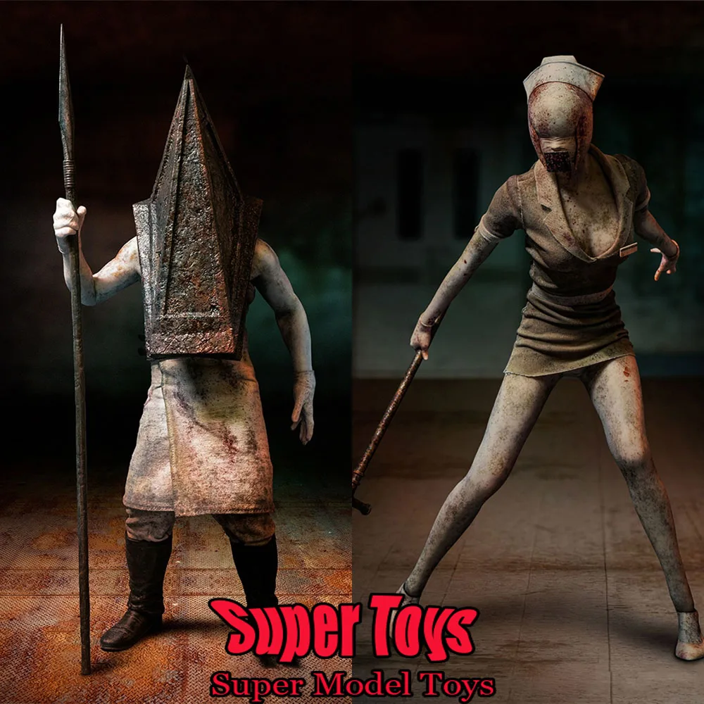 

ICONIQ STUDIOS IQGS-02/03 1/6 Scale Soldier Silent Hill 2 Bubble Head Nurse Red Pyramid Thing Full Set 12'' Action Figure Model