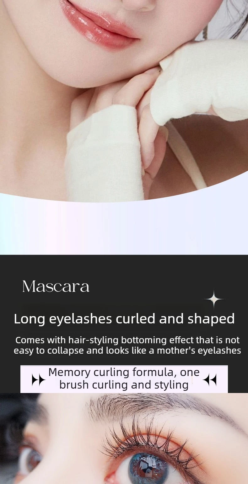 Wasserdichte Mascara Mit Spiralbürste Langanhaltendes Make-up_voghion.com