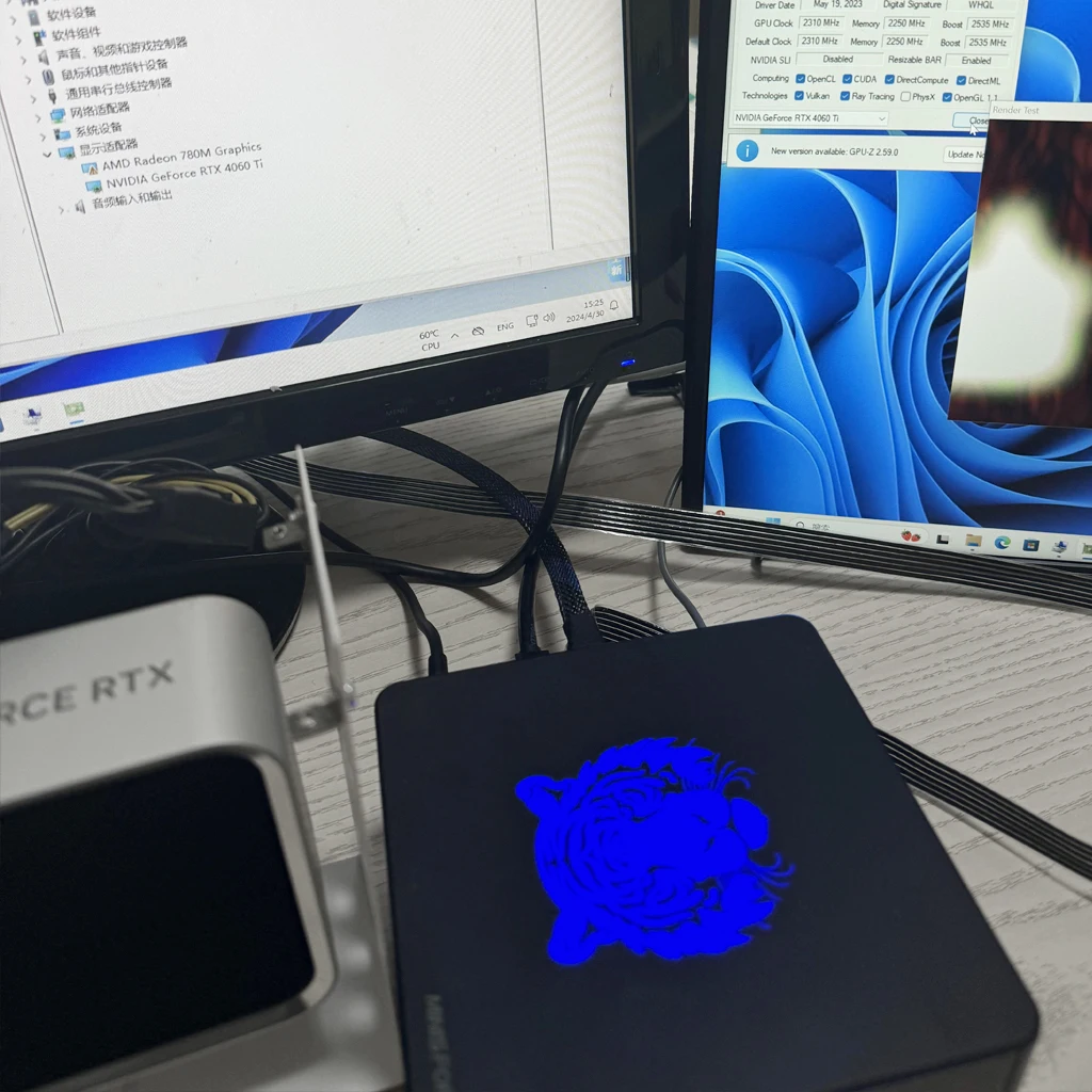 Laptop egpu Fall sff 4,0 oculink m.2 externe Grafikkarte gpu Halter Dock PCIE x 4 Gen4 für Notebook gdp nuc Adapter karte – Detail 4
