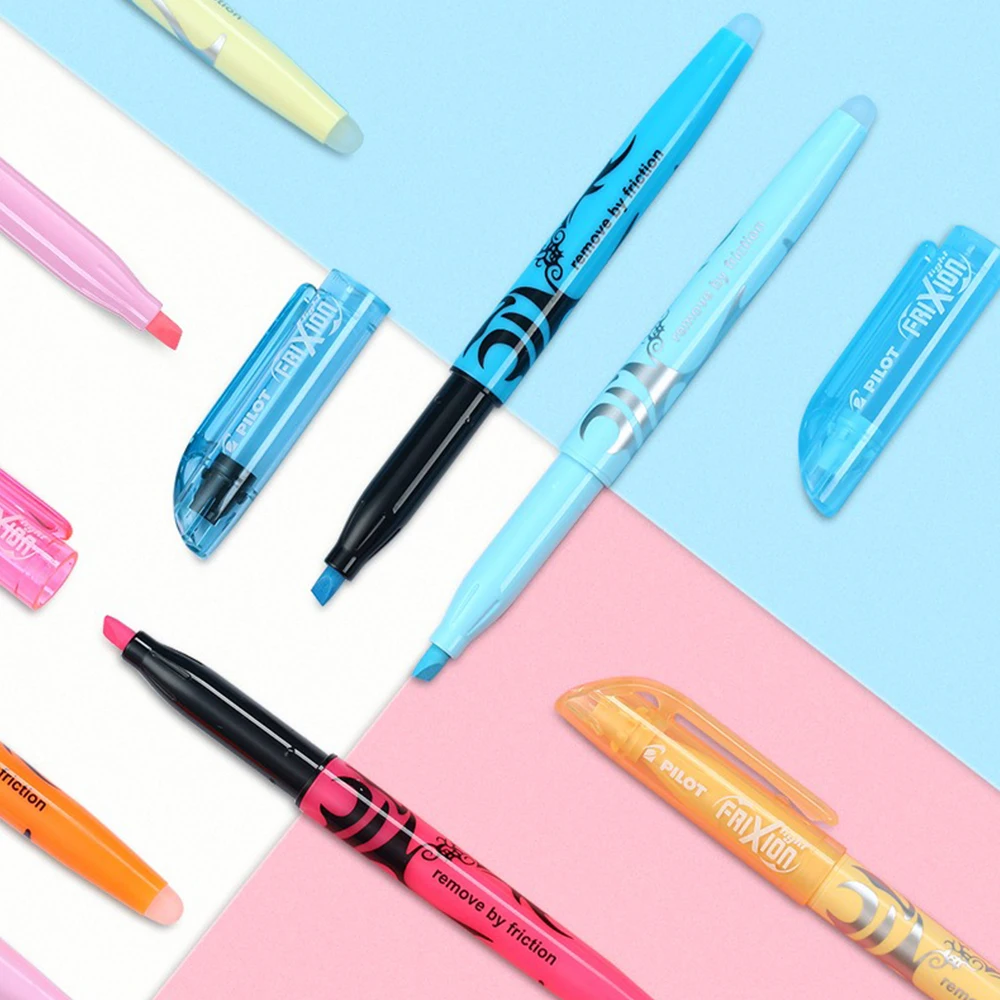 3/6pcs Japan Pilot Erasable Highlighters FRIXION Student Color Marker Pens Soft Light Eye Protection SW-FL School Supplies 4