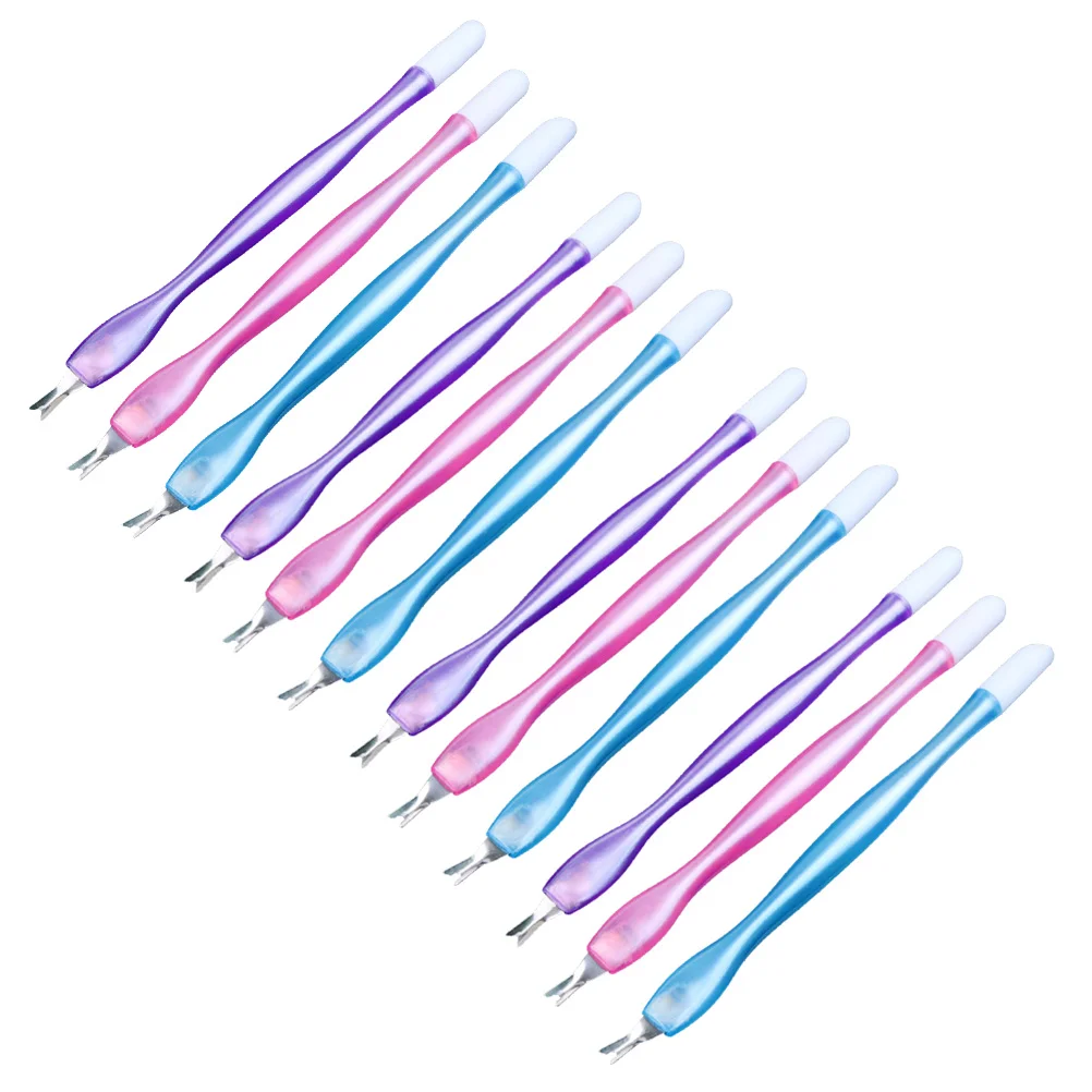 

15 PCS Cuticle Pusher Callus Removal Fork Dead Skin Remover Pedicure Tools Scraper Trimmer Manicure