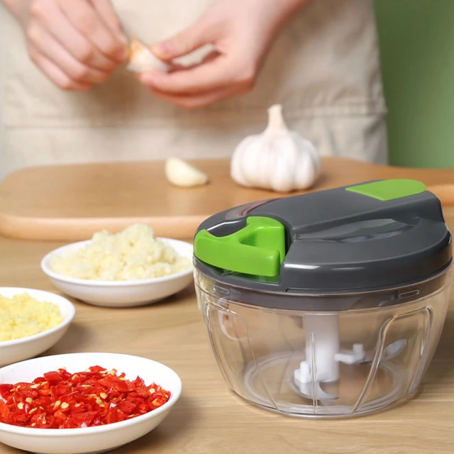 Vegetable Onion Garlic Chopper Manual Pull Rope Food Hand Held