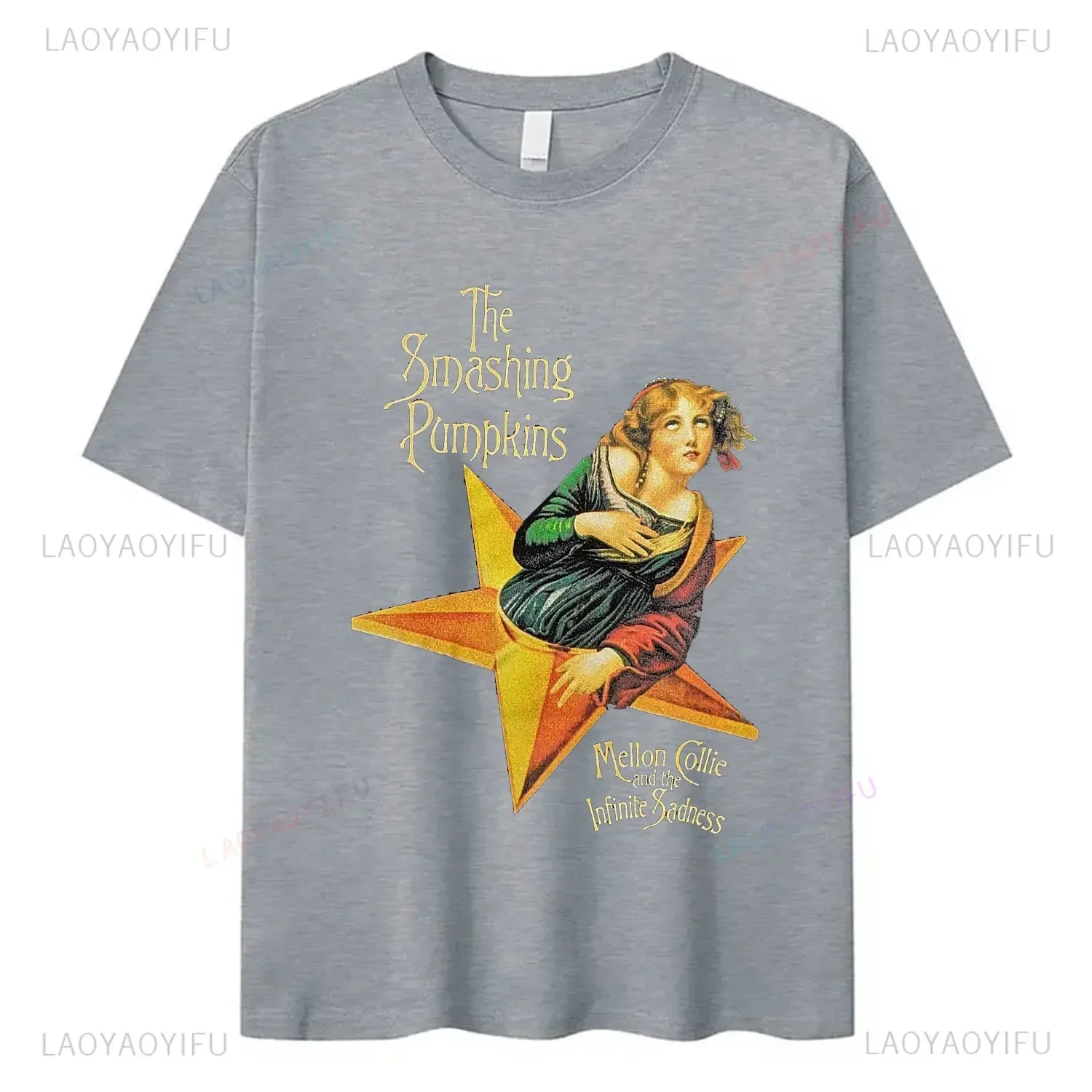 2024 Summer The Smashing Pumpkins Tops 100%Cotton Rock T-SHIRT