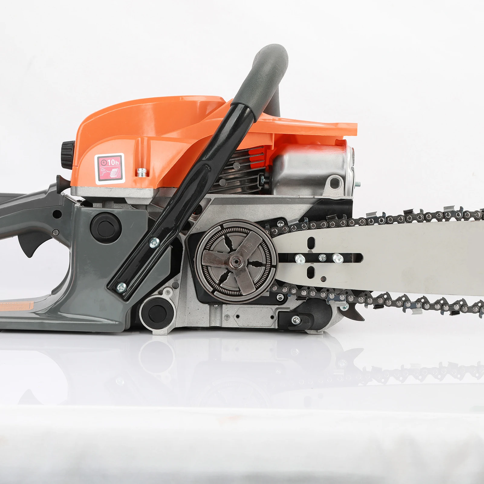 20-Zoll-Pneumatik-Kettensäge, 58 CC 8500 U/min pneumatische Kettensäge, Multifunktions-Hochleistungskettensäge, handgehaltene Schneid-Holzkettensäge – Detail 10