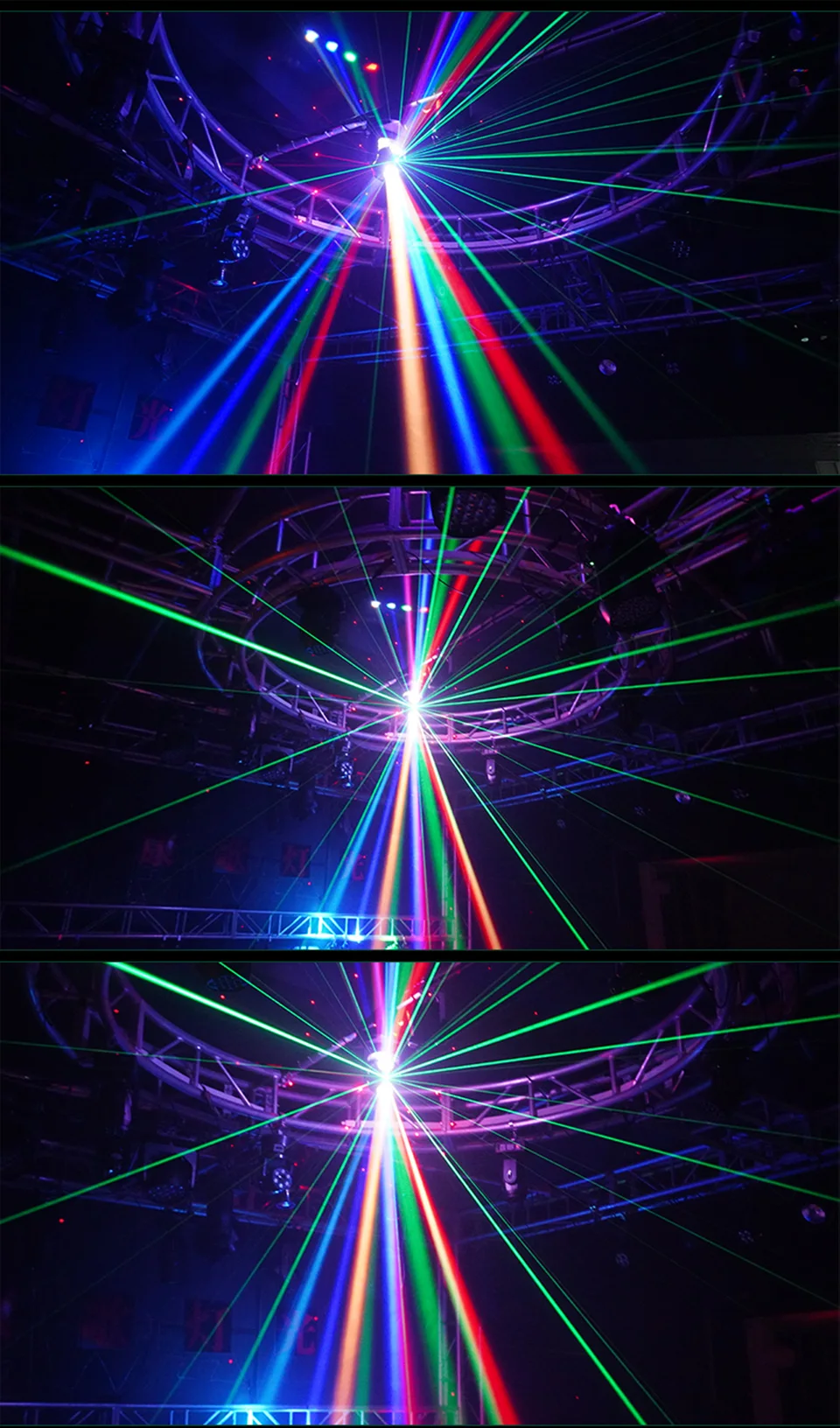 Moving Head Strobe Light 4in1 Moving Head Lights Rotate Effect for Stage Lightin