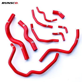 Silicone Radiator Hose Kit For Honda Civic 2006-2011 MK8 FD1 06 07 08 R18 (10PCS/set) 1