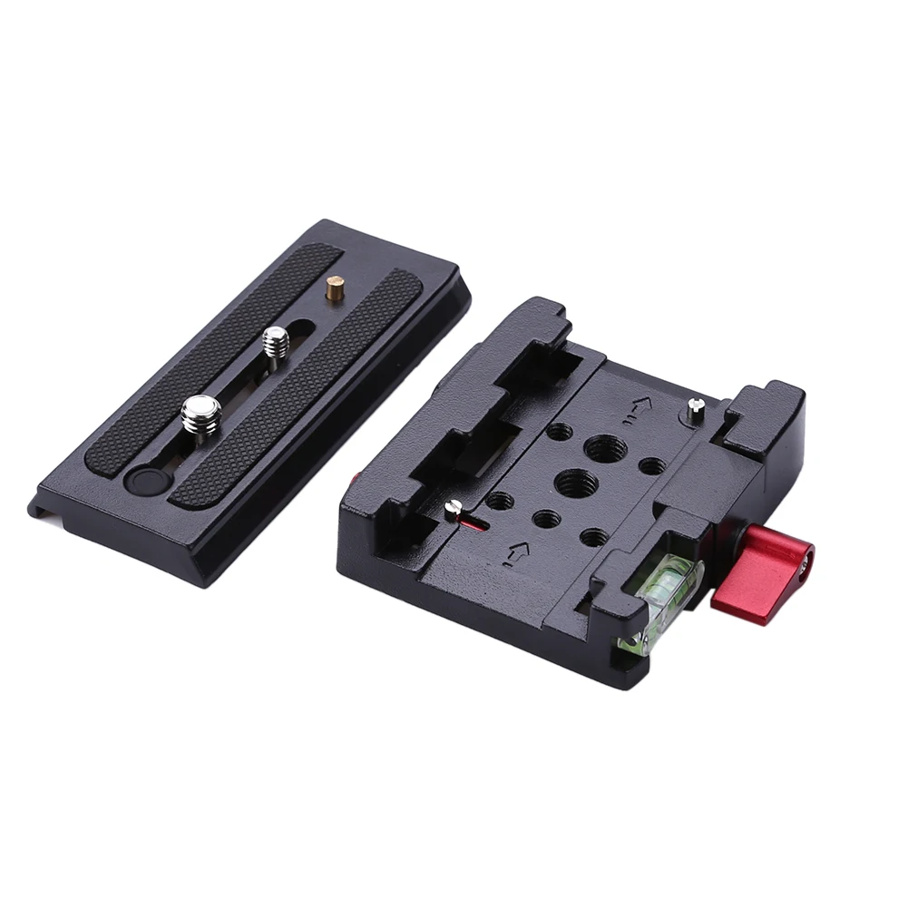 Camera Tripod Plate P200 Quick Release Plate for Manftu 577 501 500AH 701HDV Tripod Mounting Plate
