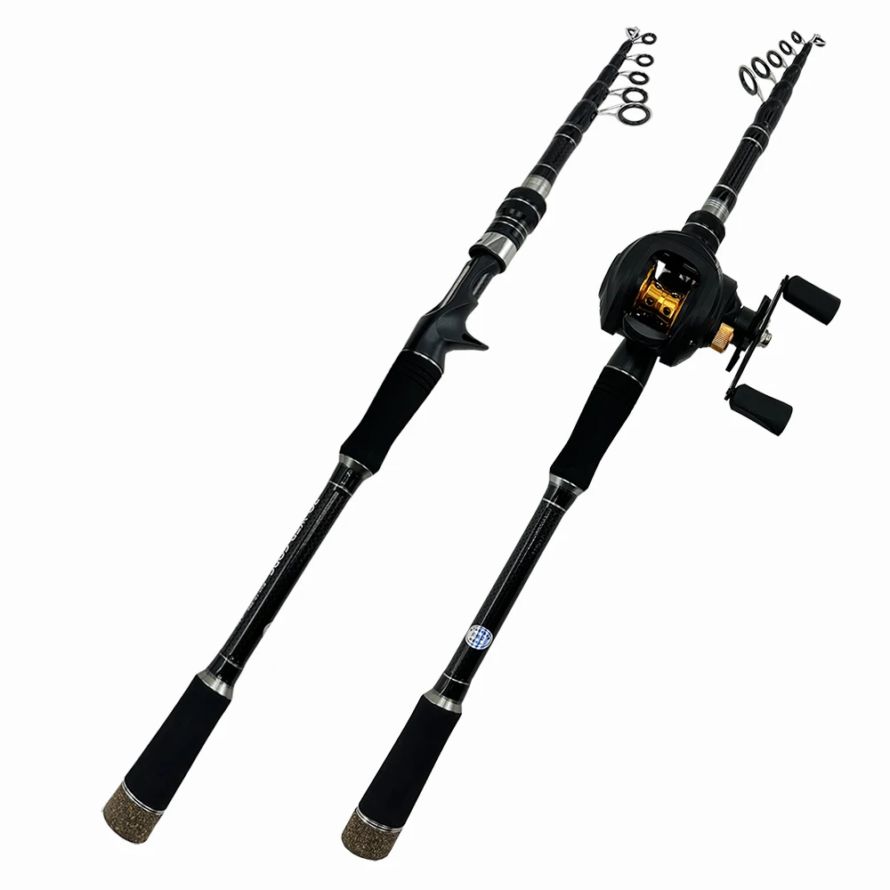 Exquisite Fishing Rod Telescopic Fishing Rod Carbon Fiber Fishing Pole &  Reel Combo Trolling Rod Fly Fishing Rods with Non-Slip Handle for Outdoor