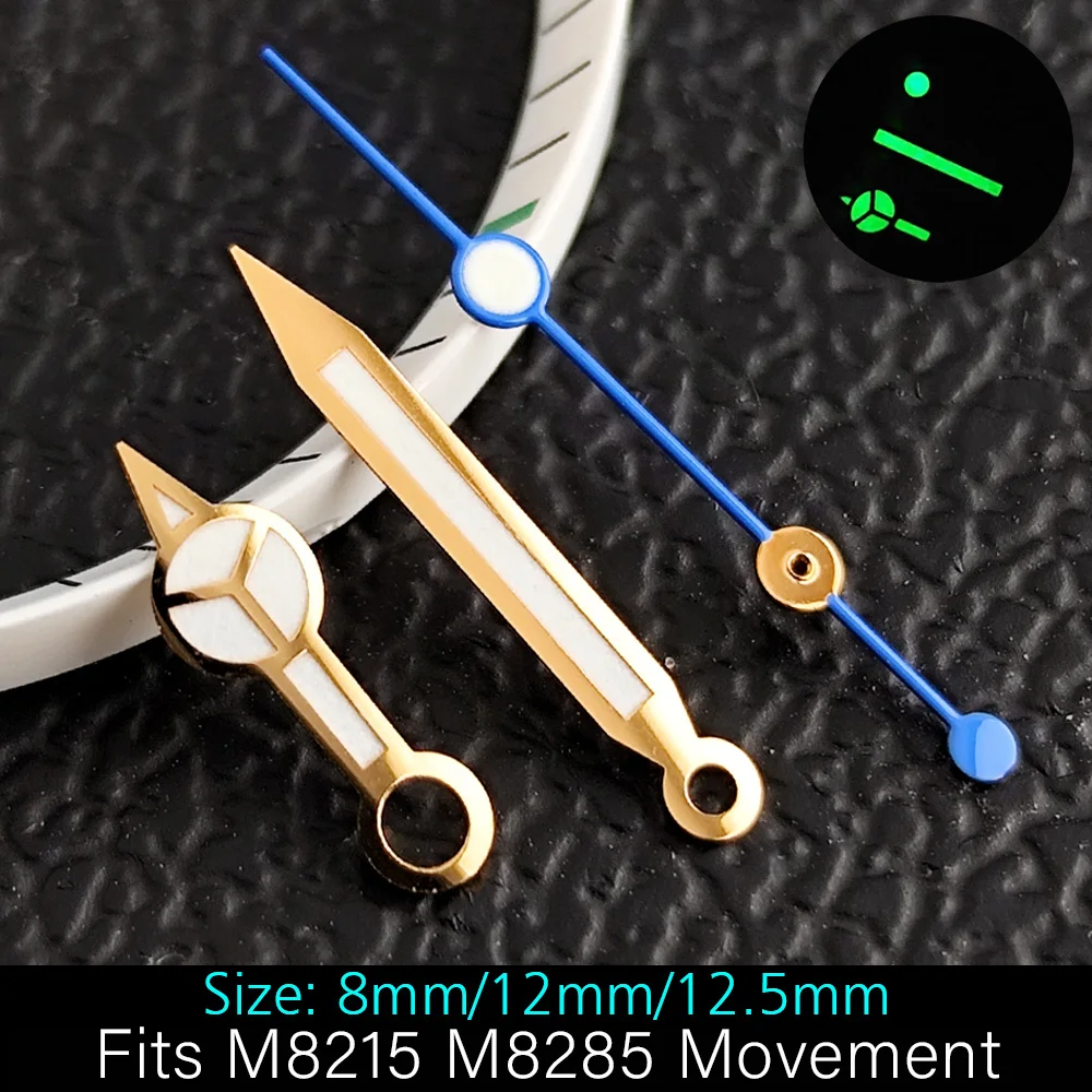 Luminous Green/Blue-Green Watch Hands - Premium Replacement Parts
