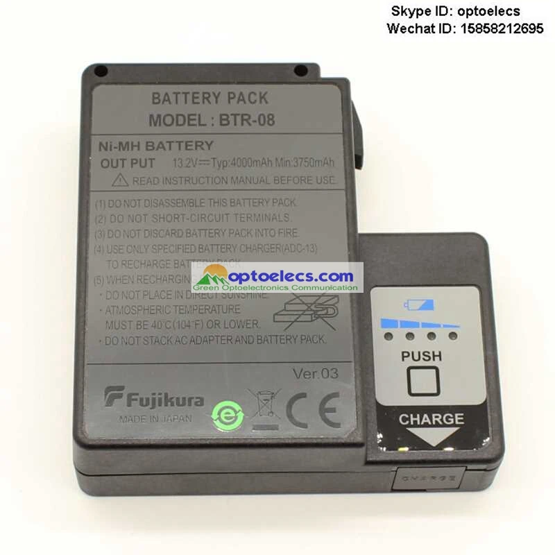DHL/UPS FREE Shipping 5pcs ORIGINAL BTR-08 battery pack for FSM-60S/ 60R/ 18S/ 18R fusion splicer