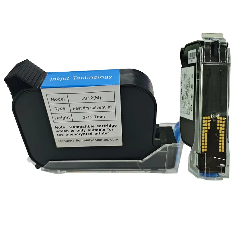 1pc JS12 A level good quality 600DPI 12.7mm tij thermal inkjet Printer Fast Dry