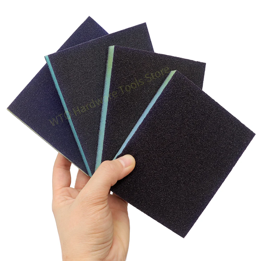

6PC Sanding Sponge Blocks,60/80/100/180/240/320 Grit,Washable and Reusable Sand Sponge for Drywall, Polishing Wood and Metal