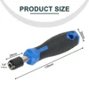 1/4'' Hex Screwdriver Handle Magnetic Screw Driver Bits Holder Self-Locking Adapter For Screwdriver Bits Socket Wrench Rubber 2
