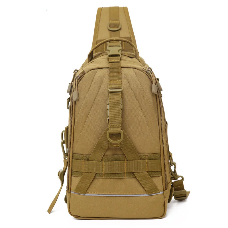 

Nylon Men Chest Backpack Shoulder Bags High Quality Larger Military Assualt Casual Knapsack Camouflage Bag Male Sling Rucksack