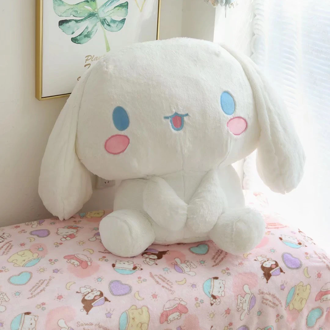 

55 см кавайная Sanrio серия Cinnamoroll плюшевая игрушка Hello Kitty Мягкая Плюшевая Кукла Милая Подушка Рождественский подарок на день рождения
