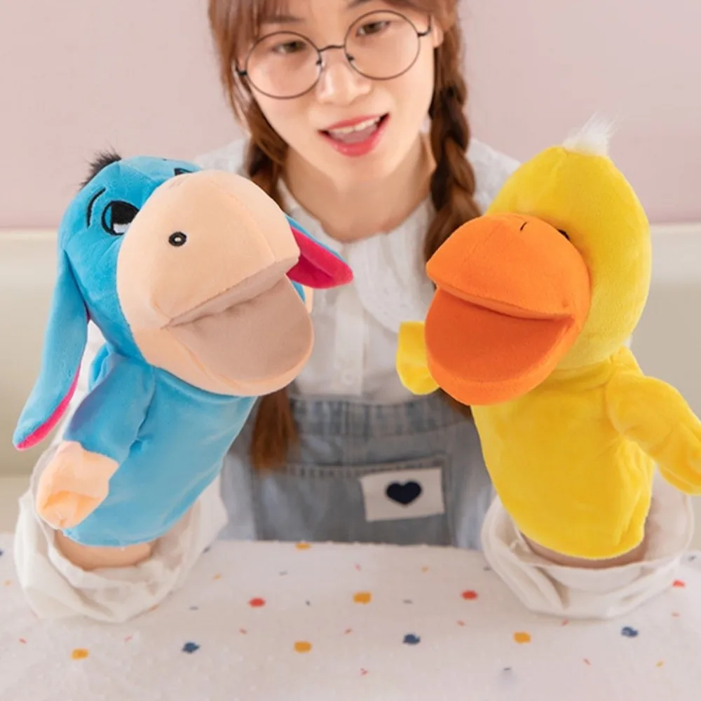 이야기텔기기 동물 손인형 조기교육용 인터랙티브 손인형 돼지 토끼 손가락 인형 게임 장갑