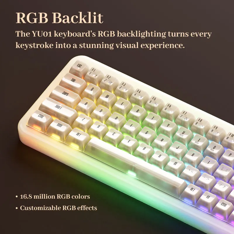 Akko YU01 Antique Jade RGBキーボード Amazon.com: Akko YU01 Mechanical Gaming Keyboard with