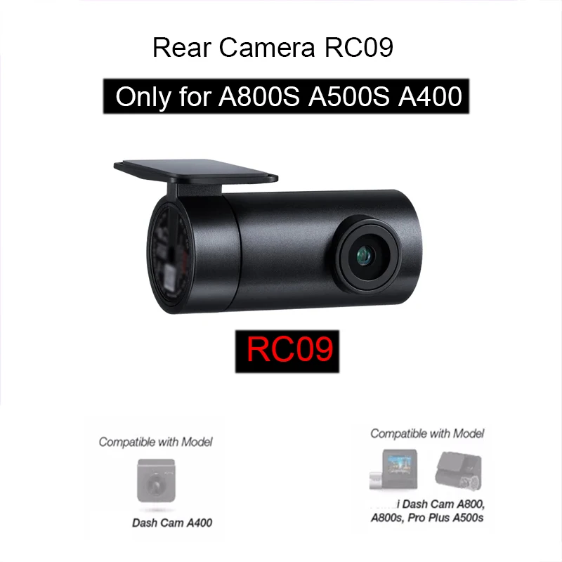 Per 70Mai Dash Cam Posteriore Rc09 Per A400 A800S A500S Per 70Mai Interior Cam A400