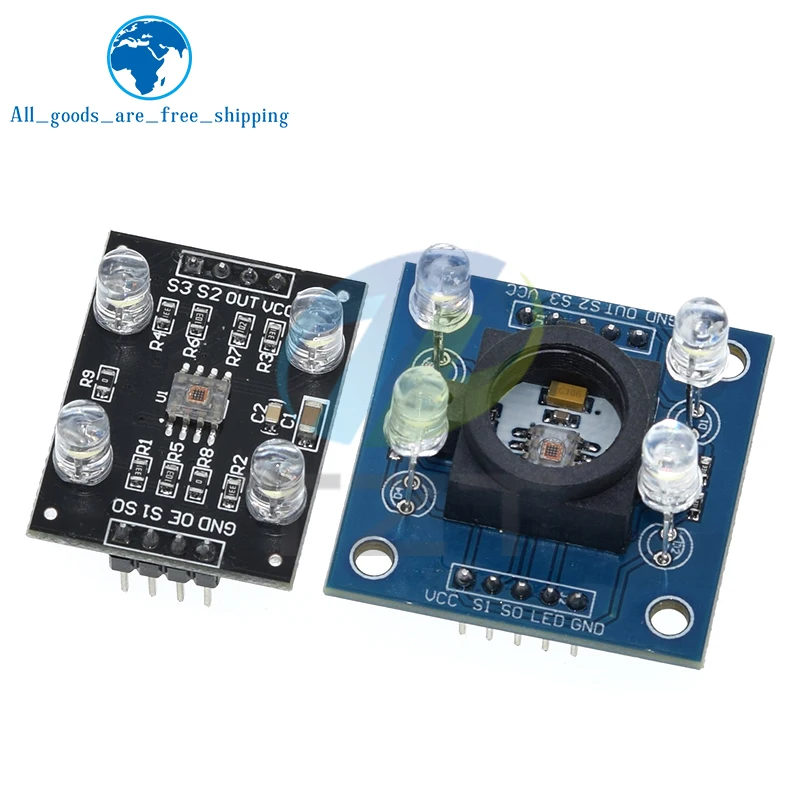 TZT Color recognition sensor TCS230 TCS3200 Color sensor Color recognition module for arduino DIY Module DC 3-5V Input