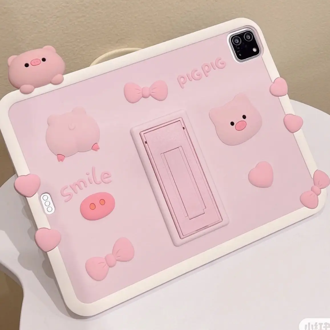 

Pink Cartoon Love Pig Soft Silicone Case for 2022 Ipad 10 9 8th Generation Protective Back Cover Ipad Air4 5 Pro11 12.9 Shell
