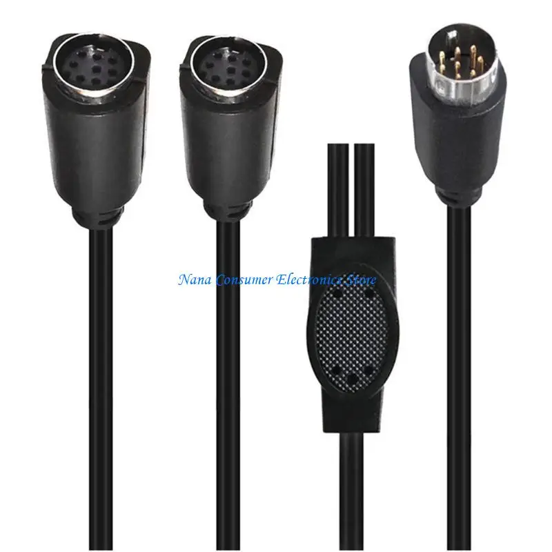 G7ne Mini Din 8-Pin-Splitter Y Adapter Kabel Mini DIN 8 CORED Hör-/Videokabel S-Video Set-Top Box Kabel 50 – Detail 9
