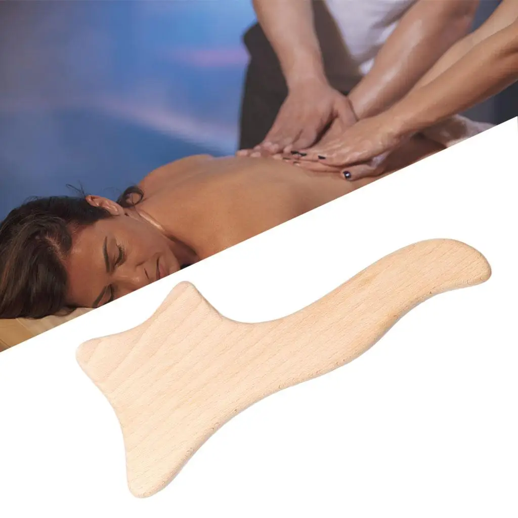 

Professional Wood Gua sha Massage Tools Guasha Scraping Board Anti Cellulite