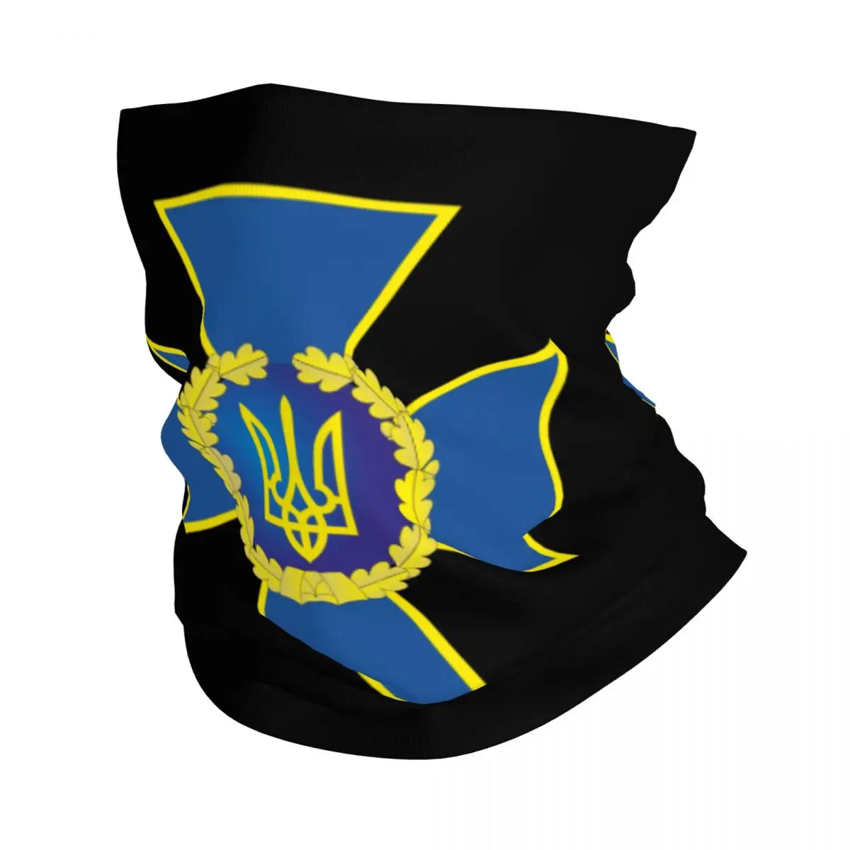 

Бандана с логотипом украинской службы безопасности, обогреватель для шеи для мужчин и женщин, зимний лыжный походный шарф, гетры, украинский Тройник, накладка на лицо