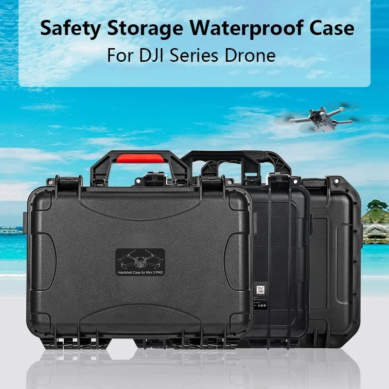 Hard Carrying Case Waterproof Box Travel Portable Suitcase for DJI Air 3/Air 2/2S/Mini 3/3 Pro/Mini 2/2 SE/4K Drone Accessories