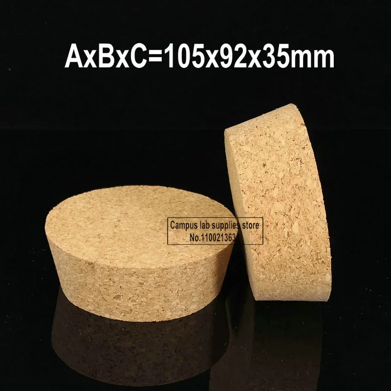 2pcs/lot Lab 72mm-105mm Wood Big Cork Thermos Bottle Stopper Essential Oil Pudding Glass Bottle Lid lab bottle stopper