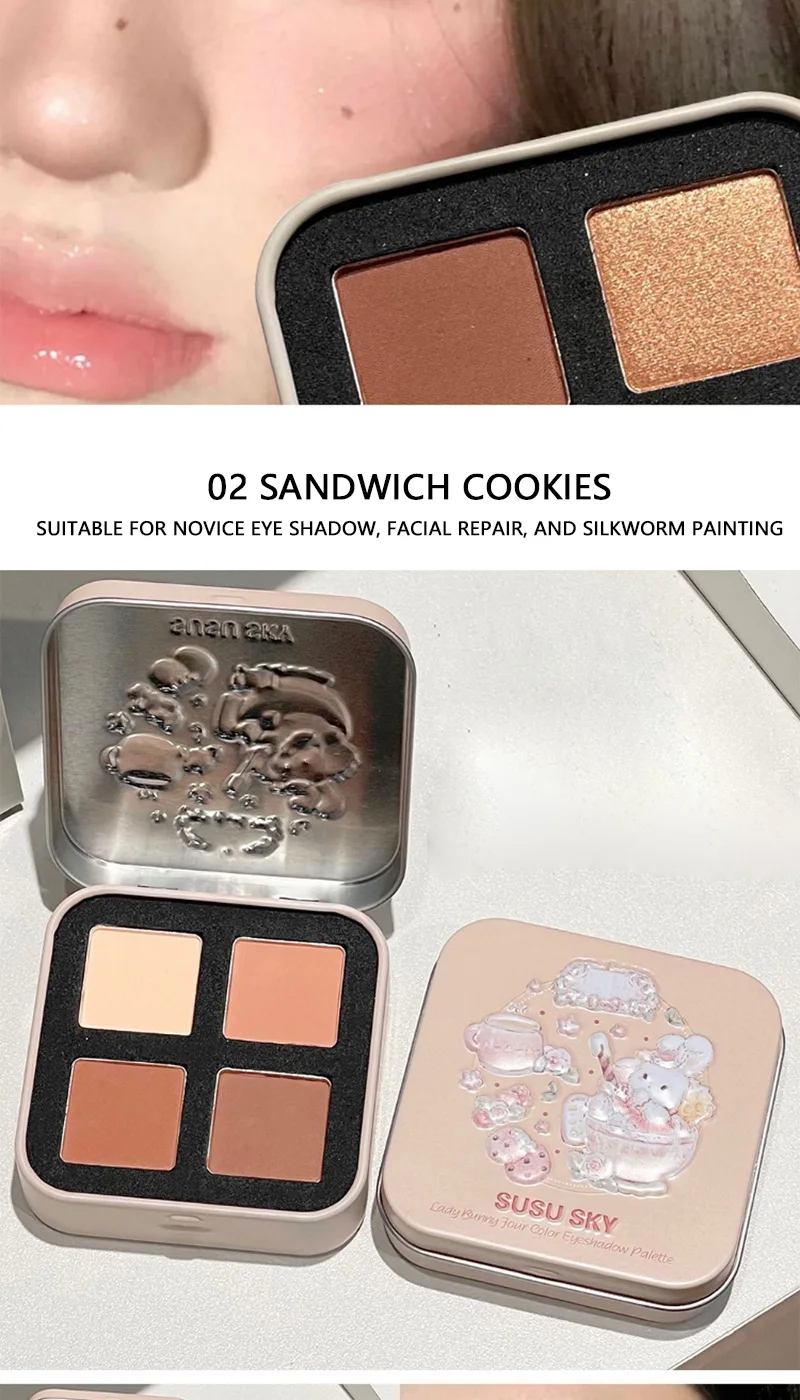 SUSU SKY Lady Rabbit Eye Shadow Palette Image 8