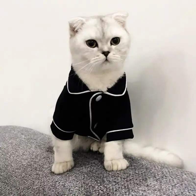 Solid Shirts Pajamas Dog Clothes Small for Dogs Clothing Pet Outfits