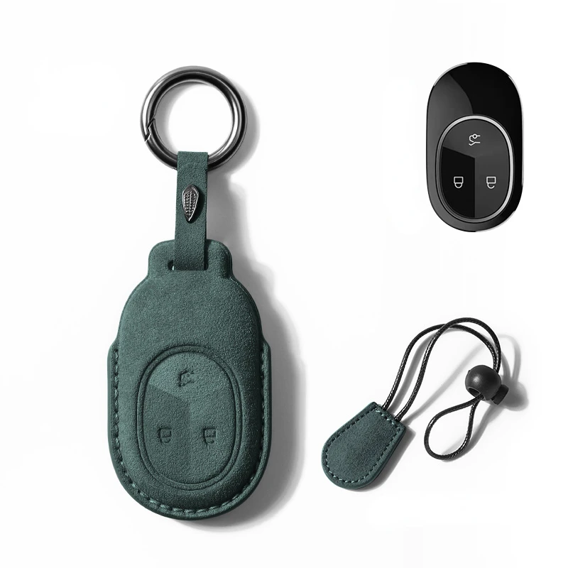 

Suitable For NIO 2023 ES6 ES7 ES8 Suede Car Remote Key Case Cover Multiple Styles and Colors Available