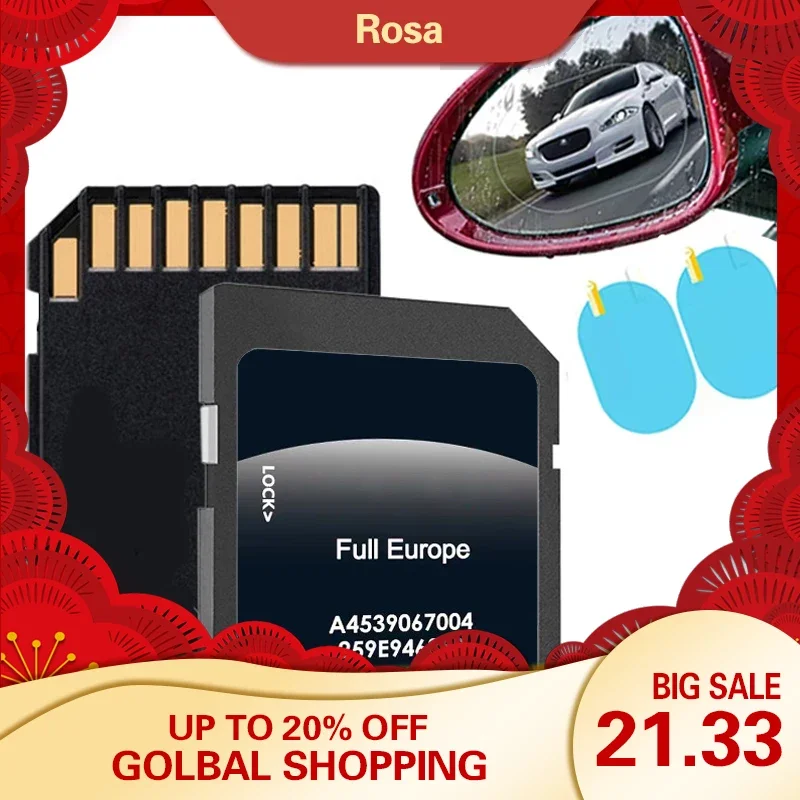 Consegna Veloce Mappa Completa Dell'Europa 2023 Per Smart 453 Mit Cool & Media Navigation Car Sd Card Muslimcon E Fog Flim