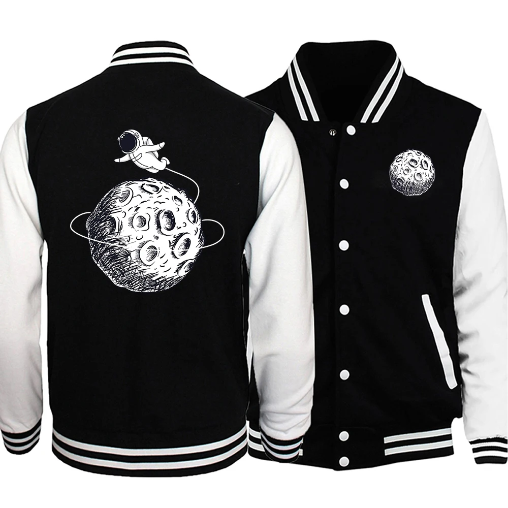 thumbnail image 1 of Ropa divertida de astronauta volando con globos como la luna para hombre, abrigos de gran tamaño de estilo hip hop, moda masculina, ropa masculina que combina con todo, jerséis, 1 of 4