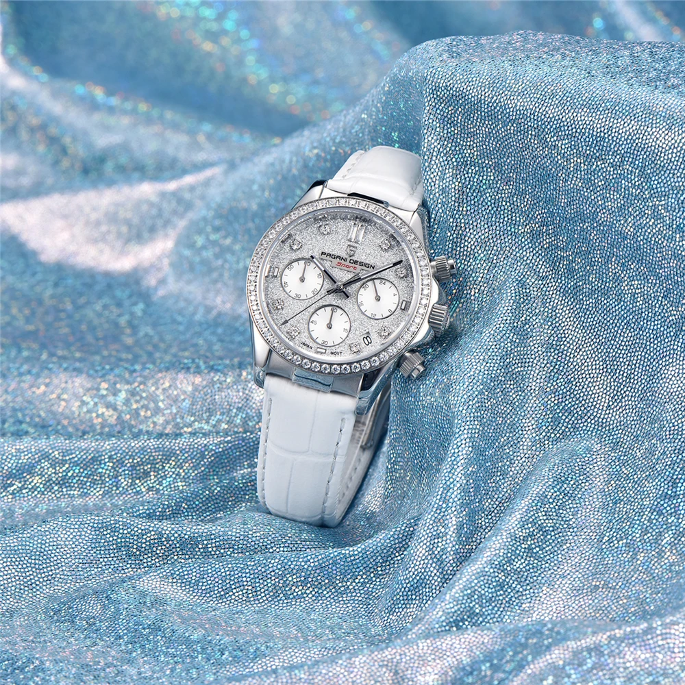 NEW 2022 PAGANI Design Women's Fashion Quartz Wrist watch TOP Brand Sapphire Stainless Steel Noble Chronograph Relogio Feminino