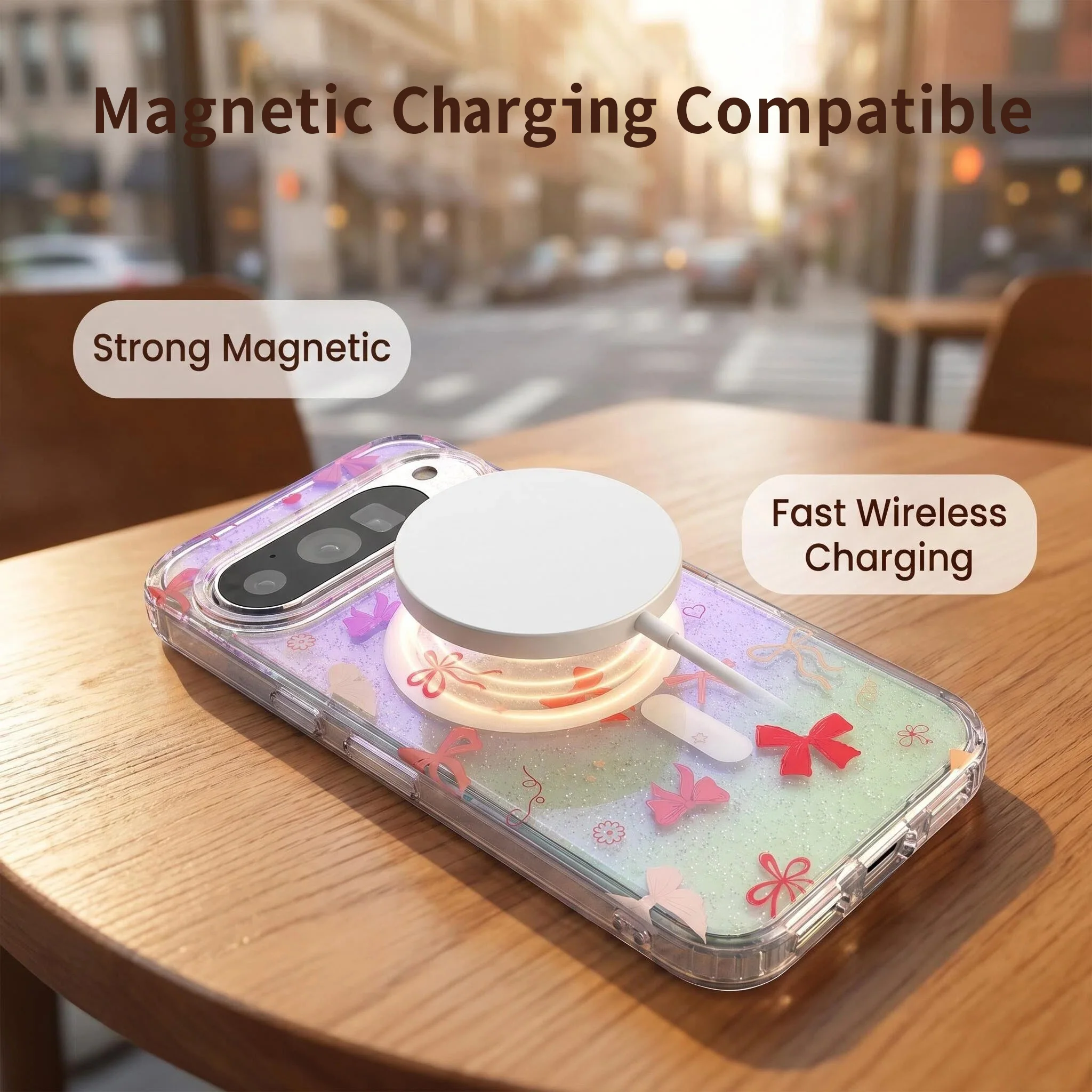 Transparent Blue Light Anti-Drop Airbag Phone Case
