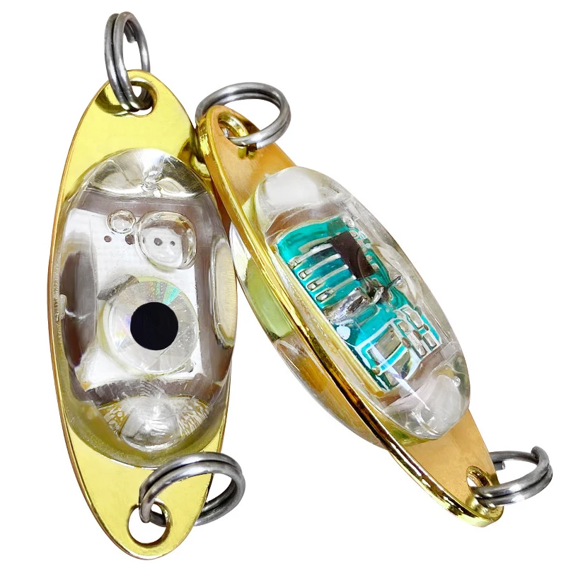 LEDFishingLureFlashLampArtificialBait6cmDeepDropUnderwater