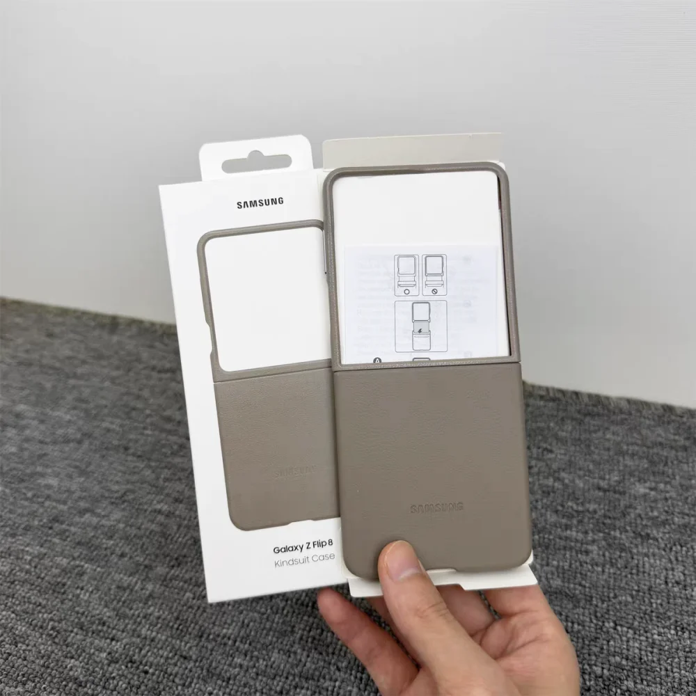 Luxury Genuine Leather Full Protective Shockproof Case for Samsung Galaxy Z Flip